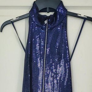 St. John Couture, Size 10, Navy dress